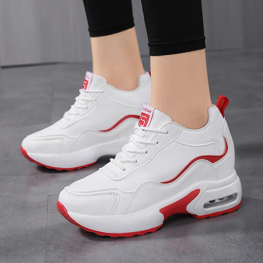 2023 New Women's Shoes Breathable Lace-up Fashion Vulcanize Shoes Non-slip Sports Shoes Casual Outdoors Sneakers for Wamen